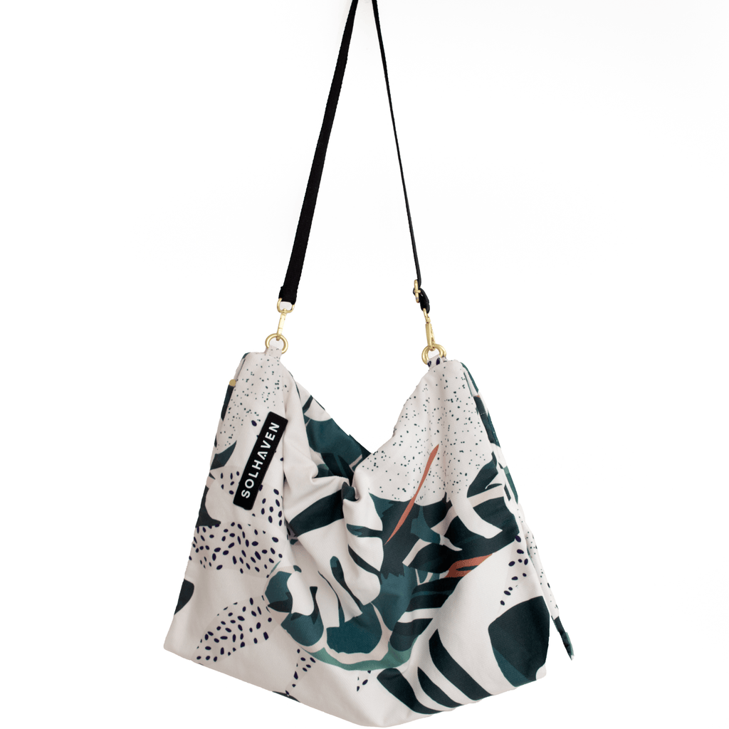Dream First™ Pillow Bag - Tropic - Solhaven shown hanging empty, no pillow