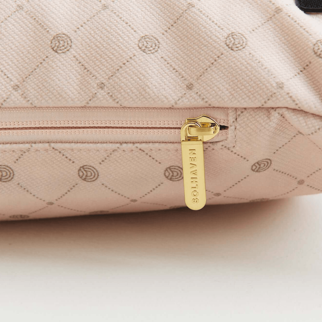 Solhaven Dream First™ Pillow Bag - Sole - Brushed gold Solhaven zip on the outer pocket